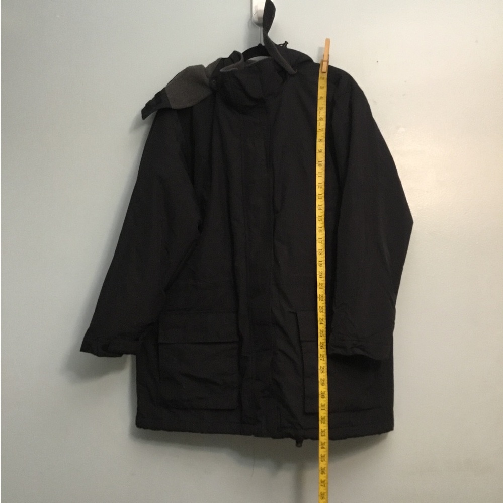 Lands' End Charcoal Fleece Outerwear - Picture 7 of 16